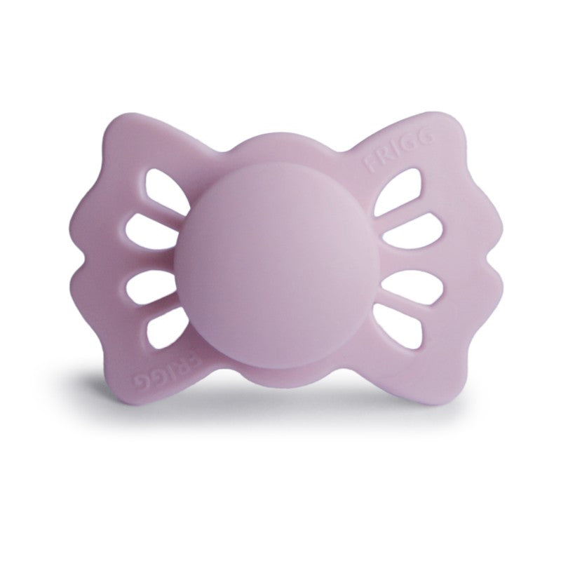 FRIGG Lucky Symmetrical Silicone Pacifiers Soft Lilac Size 1 (0-6 Months) - Personalisable Baby Products Sold and Personalised by JustBørn