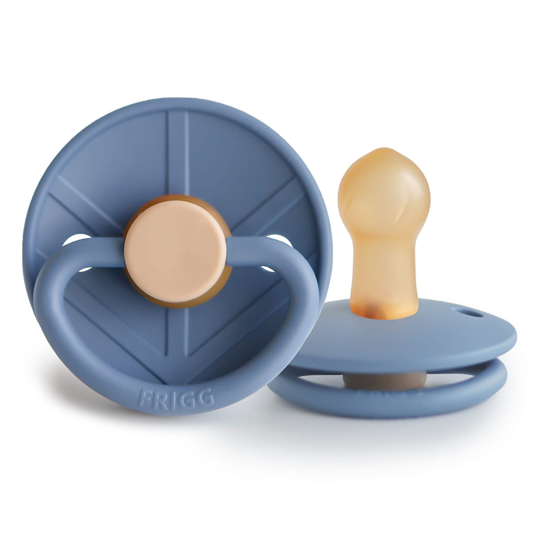 FRIGG Little Viking Natural Rubber Latex Pacifiers Ocean View - Personalisable Baby Products Sold and Personalised by JustBørn