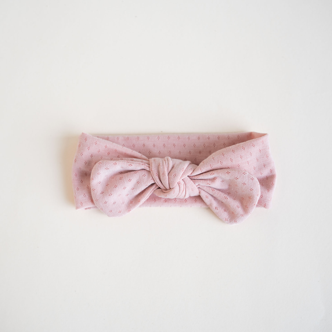JBØRN Cotton Headband | Mia Collection Mia Blush - Personalisable Baby Products Sold and Personalised by JustBørn