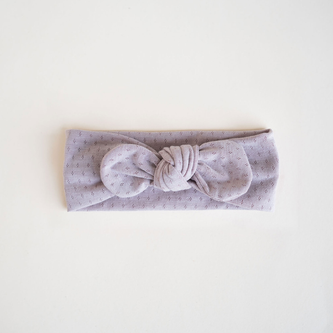JBØRN Cotton Headband | Mia Collection Mia Pink Plum - Personalisable Baby Products Sold and Personalised by JustBørn