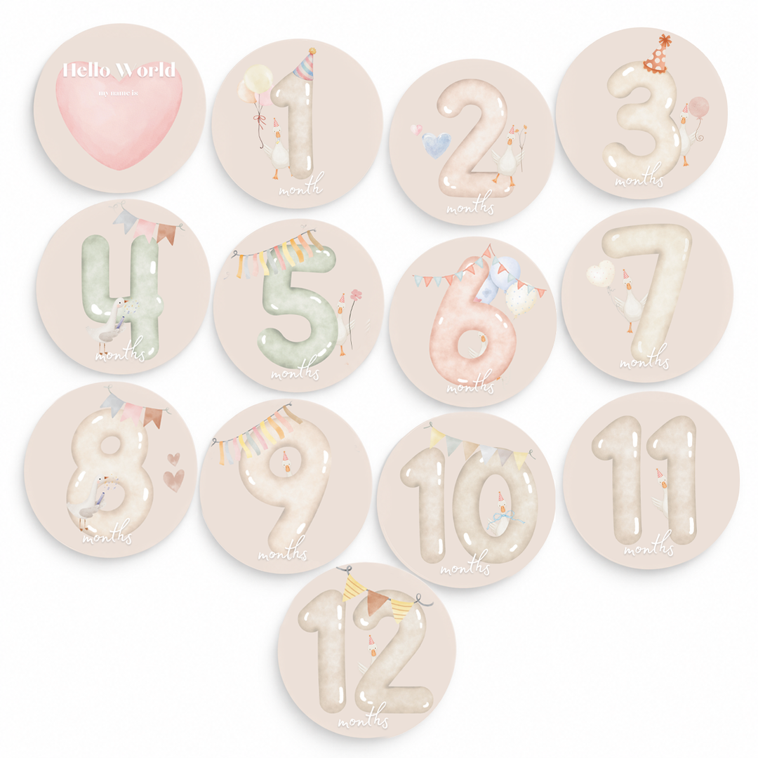 JBØRN Personalised Milestone Cards