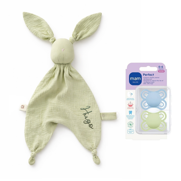 MAM Perfect Soother 0-6 Months & Matching Comforter