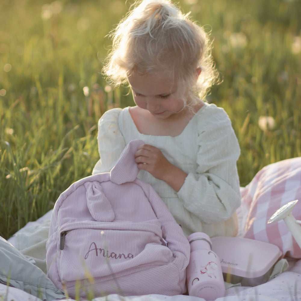 JBØRN Personalised Backpack & Water Bottle Set - Personalisable Baby Products Sold and Personalised by JustBørn