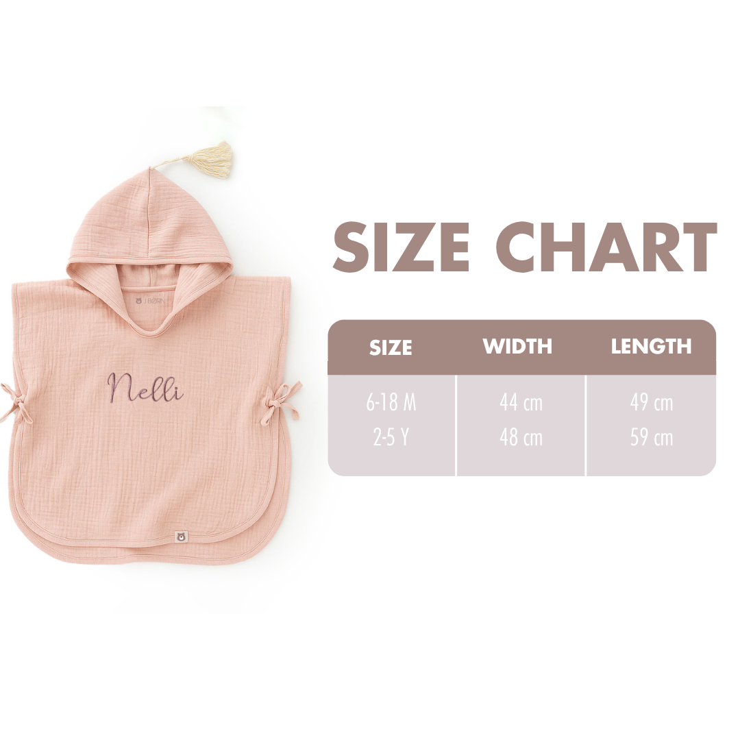 JBØRN Beach Set | Hooded Poncho, Water Bottle & Snack Box - Personalisable Baby Products Sold and Personalised by JustBørn