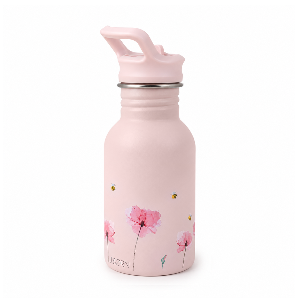 JBØRN Personalised Stainless Steel Kids Water Bottle - Personalisable Baby Products Sold and Personalised by JustBørn