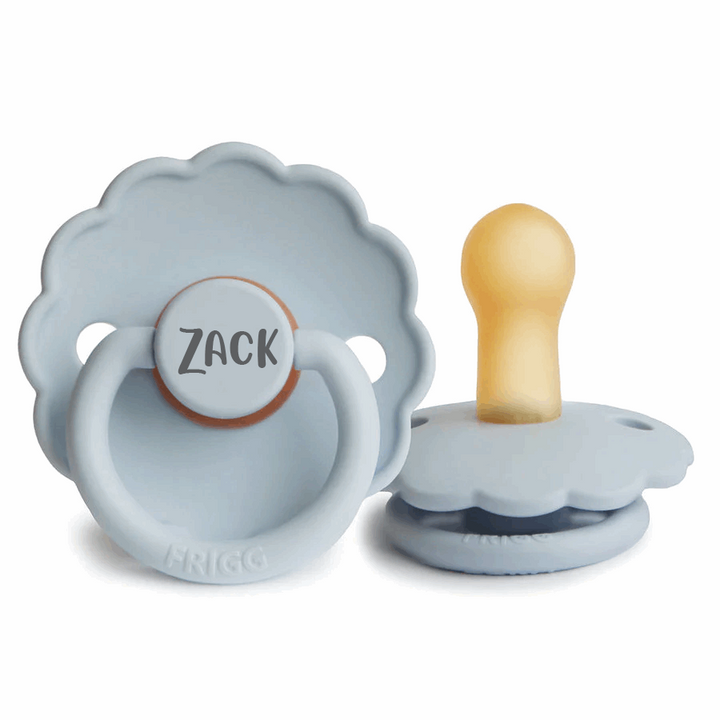 FRIGG Daisy Natural Rubber Latex Pacifier - Personalisable Baby Products Sold and Personalised by JustBørn