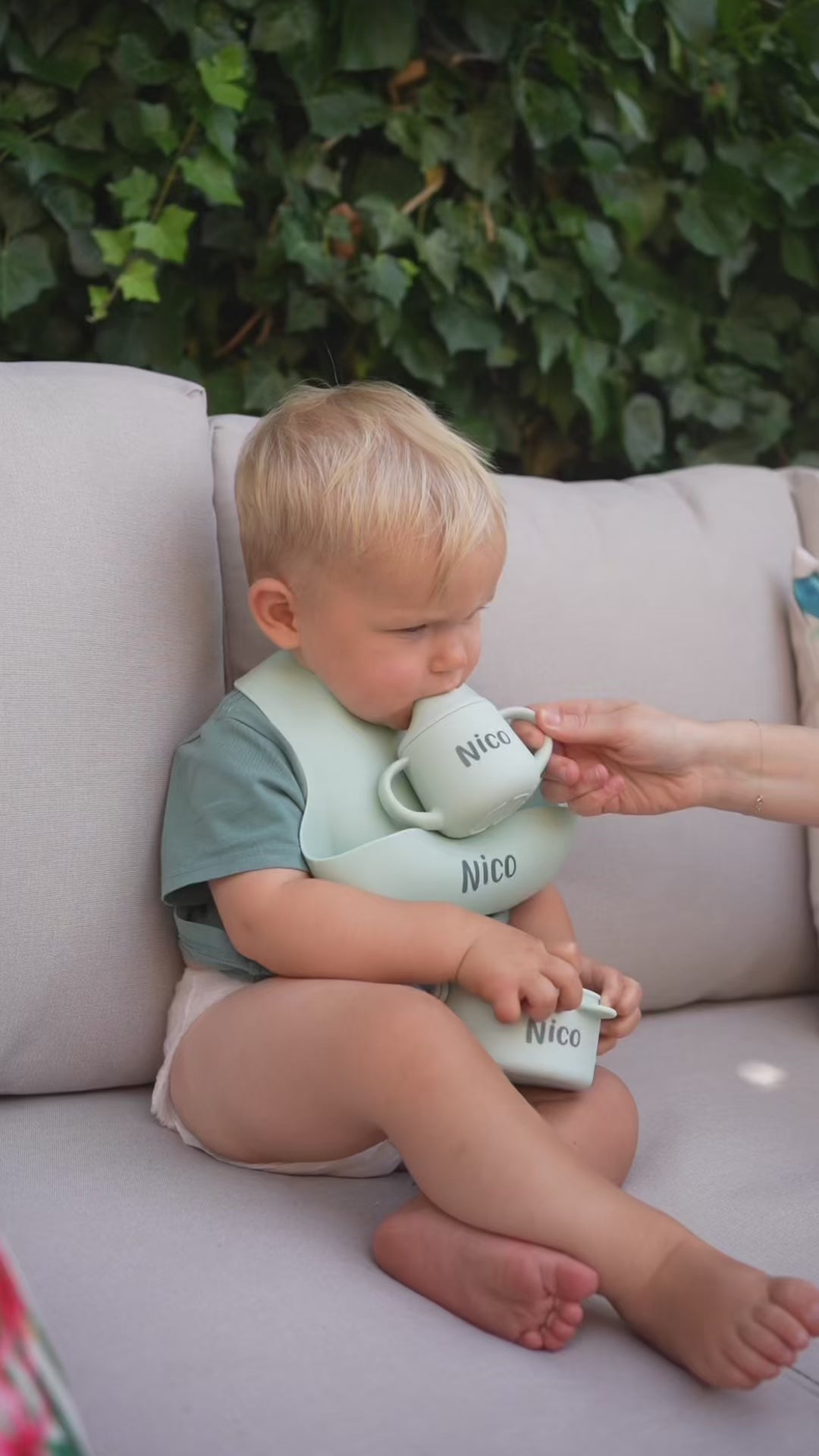 JBØRN 3-in-1 Drinking Cup | Baby Sippy Cup