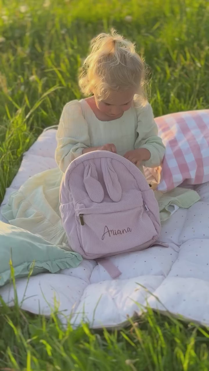 JBØRN Personalized Bunny Backpack
