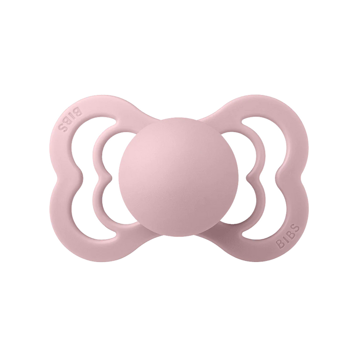 BIBS Supreme Symmetrical Silicone Pacifiers Supreme | Pink Plum - Personalisable Baby Products Sold and Personalised by JustBørn
