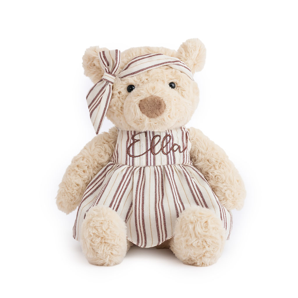 JBØRN Personalised Soft Toy Outfit - Personalisable Baby Products Sold and Personalised by JustBørn
