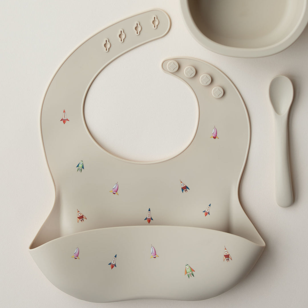 JBØRN Baby Weaning Basic Gift Box - Personalisable Baby Products Sold and Personalised by JustBørn