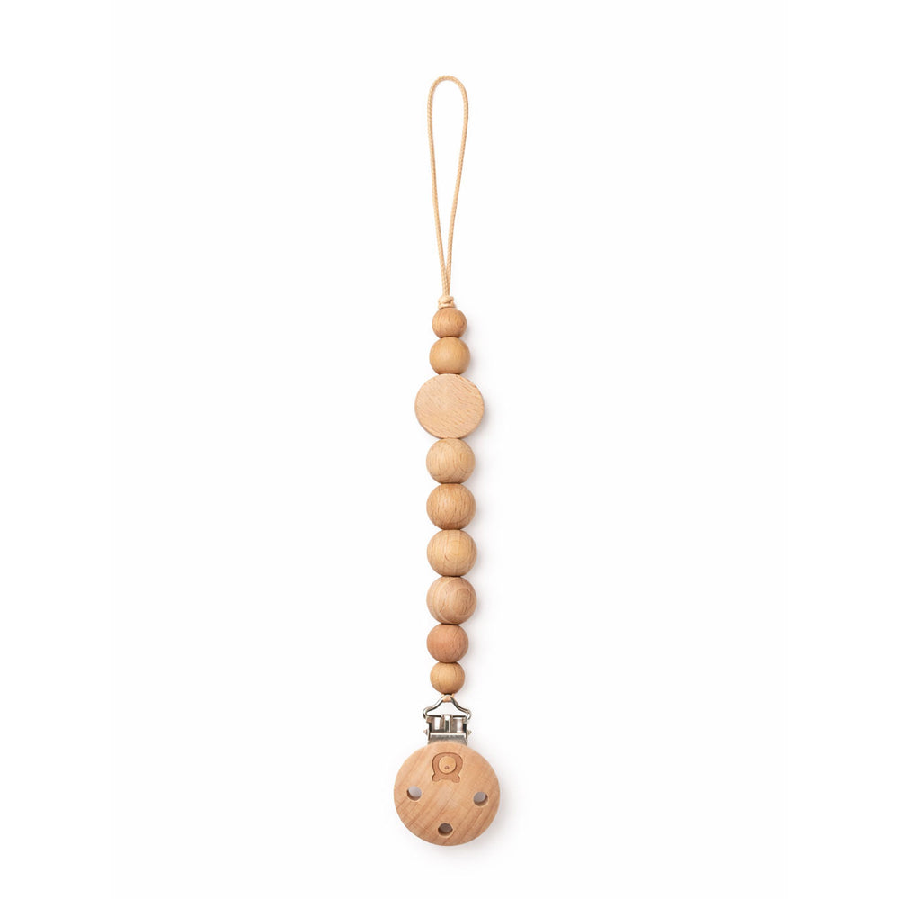 JBØRN Wooden Pacifier Clip - Personalisable Baby Products Sold and Personalised by JustBørn