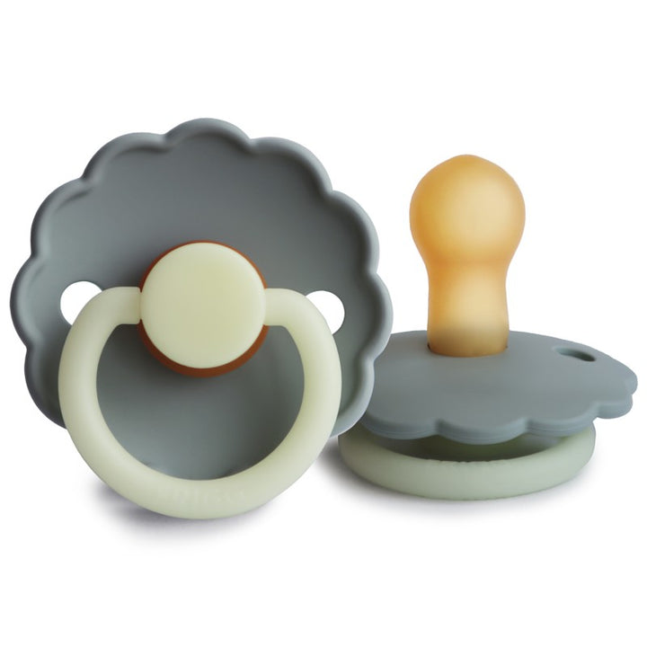 FRIGG Daisy Natural Rubber Latex Pacifier - Personalisable Baby Products Sold and Personalised by JustBørn