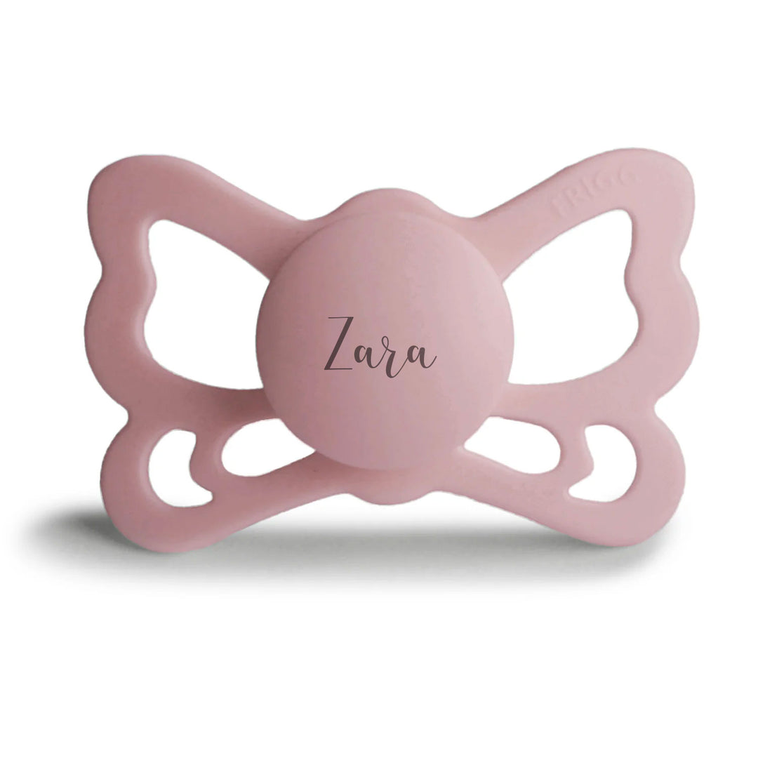 FRIGG Butterfly Anatomical Silicone Pacifiers | Personalised - Personalisable Baby Products Sold and Personalised by JustBørn